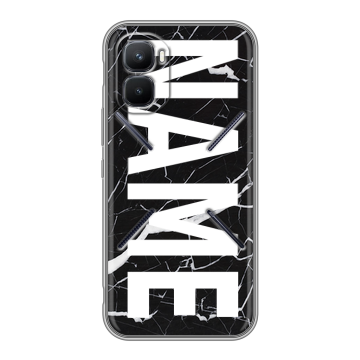 Силиконовый чехол на Infinix GT 50 Pro с принтом NAME