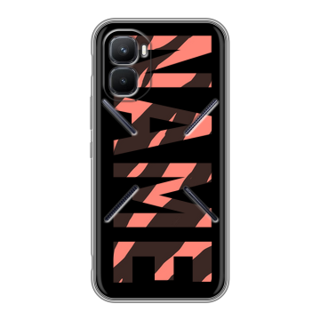 Силиконовый чехол на Infinix GT 50 Pro с принтом NAME