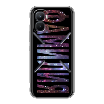 Силиконовый чехол на Infinix GT 50 Pro с принтом ФАМИЛИЯ