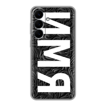 Силиконовый чехол на Samsung Galaxy S26 FE с принтом ИМЯ