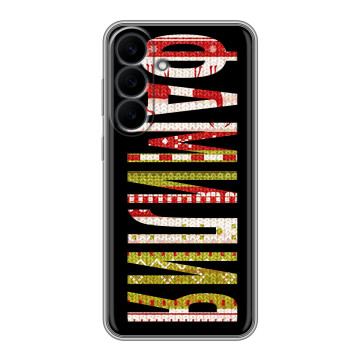 Силиконовый чехол на Samsung Galaxy S26 FE с принтом ФАМИЛИЯ