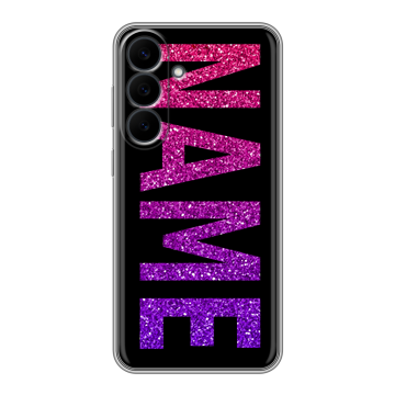 Силиконовый чехол на Samsung Galaxy S26 FE с принтом NAME