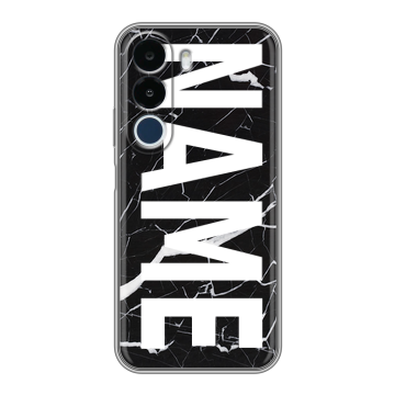 Силиконовый чехол на Realme P4x с принтом NAME