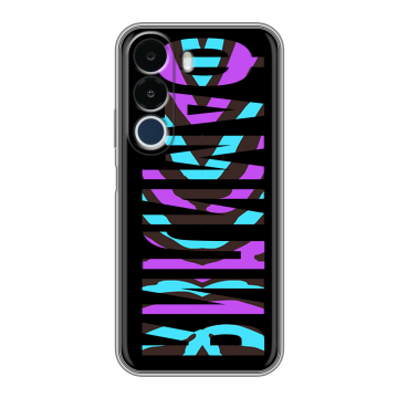 Силиконовый чехол на Realme P4x с принтом ФАМИЛИЯ
