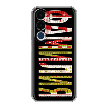 Силиконовый чехол на Realme P4x с принтом ФАМИЛИЯ