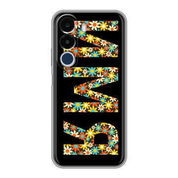 Силиконовый чехол на Realme P4x с принтом ИМЯ