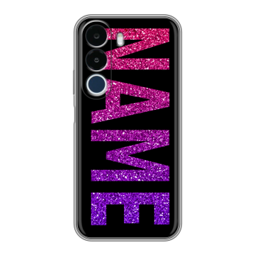 Силиконовый чехол на Realme P4x с принтом NAME