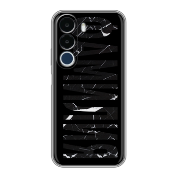Силиконовый чехол на Realme P4x с принтом ФАМИЛИЯ