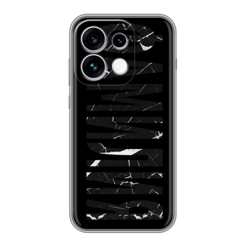 Силиконовый чехол на OPPO Reno16 с принтом ФАМИЛИЯ