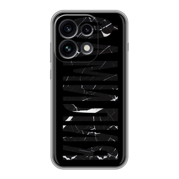 Силиконовый чехол на OPPO Reno 16 Pro с принтом ФАМИЛИЯ