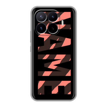 Силиконовый чехол на Xiaomi 17T Pro с принтом NAME