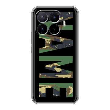 Силиконовый чехол на Xiaomi 17T Pro с принтом NAME
