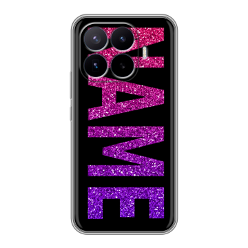 Силиконовый чехол на Xiaomi 17T Pro с принтом NAME