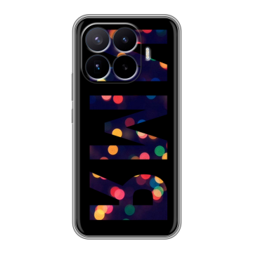 Силиконовый чехол на Xiaomi 17T Pro с принтом ИМЯ