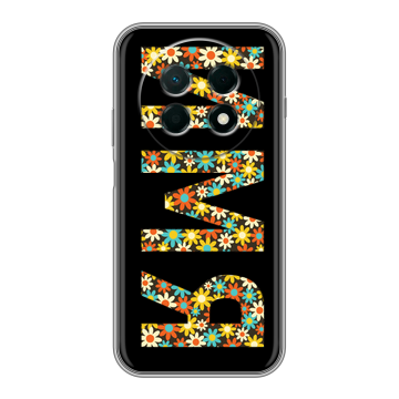 Силиконовый чехол на Huawei Nova 15 Max с принтом ИМЯ