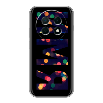 Силиконовый чехол на Huawei Nova 15 Max с принтом ИМЯ