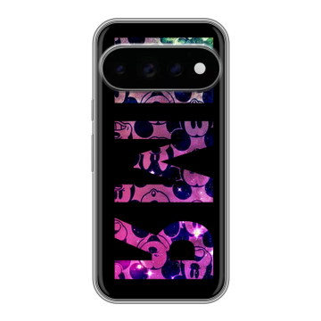 Силиконовый чехол на Google Pixel 11 Pro с принтом ИМЯ