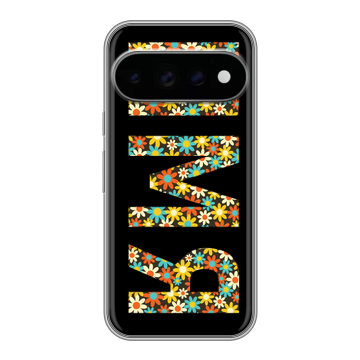 Силиконовый чехол на Google Pixel 11 Pro с принтом ИМЯ