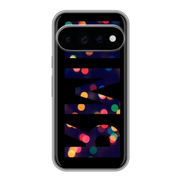 Силиконовый чехол на Google Pixel 11 Pro с принтом ИМЯ