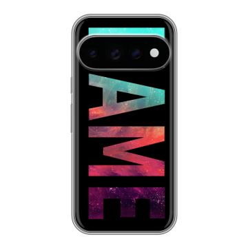 Силиконовый чехол на Google Pixel 11 Pro с принтом NAME