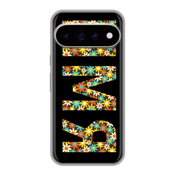 Силиконовый чехол на Google Pixel 11 Pro XL с принтом ИМЯ