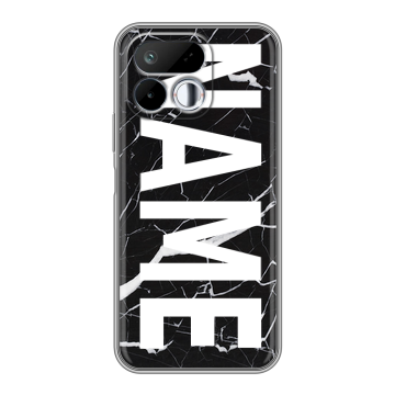 Силиконовый чехол на Realme 16T с принтом NAME