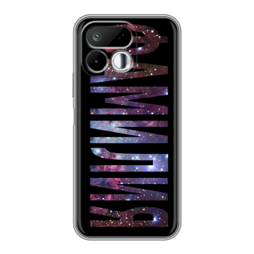 Силиконовый чехол на Realme 16T с принтом ФАМИЛИЯ