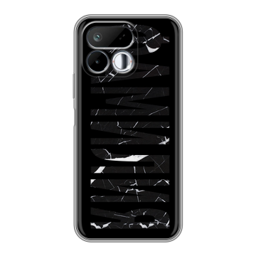 Силиконовый чехол на Realme 16T с принтом ФАМИЛИЯ