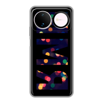 Силиконовый чехол на Huawei Nova 16 с принтом ИМЯ