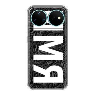 Силиконовый чехол на Huawei Nova 16 Pro с принтом ИМЯ