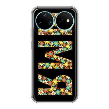 Силиконовый чехол на Huawei Nova 16 Pro с принтом ИМЯ