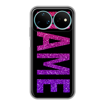 Силиконовый чехол на Huawei Nova 16 Pro с принтом NAME