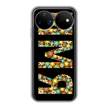 Силиконовый чехол на Huawei Nova 16 Ultra с принтом ИМЯ