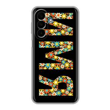Силиконовый чехол на Samsung Galaxy A27 с принтом ИМЯ