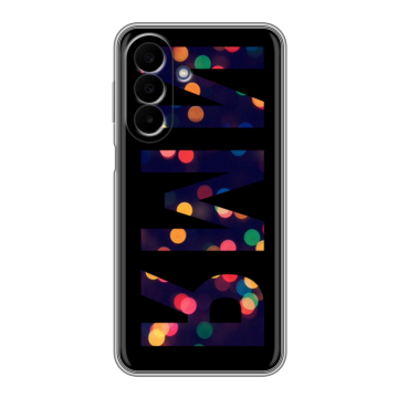 Силиконовый чехол на Samsung Galaxy A27 с принтом ИМЯ