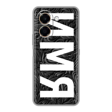 Силиконовый чехол на Honor X7e с принтом ИМЯ