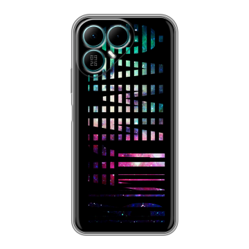 Силиконовый чехол на Tecno Pova 8 с принтом ФАМИЛИЯ