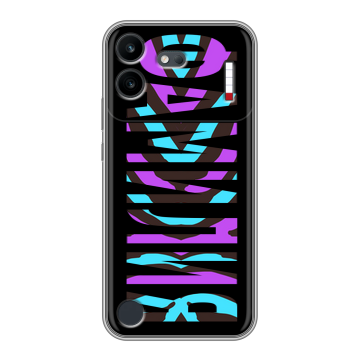 Силиконовый чехол на Nothing Phone (4b) с принтом ФАМИЛИЯ
