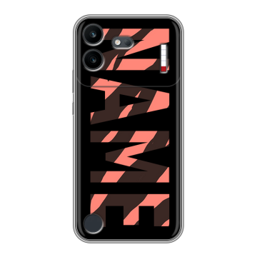 Силиконовый чехол на Nothing Phone (4b) с принтом NAME