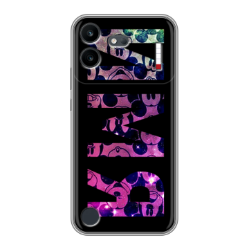 Силиконовый чехол на Nothing Phone (4b) с принтом ИМЯ
