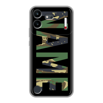 Силиконовый чехол на Nothing Phone (4b) с принтом NAME