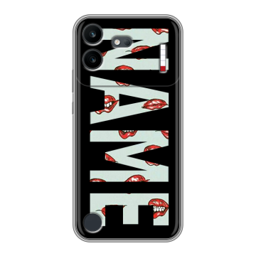 Силиконовый чехол на Nothing Phone (4b) с принтом NAME
