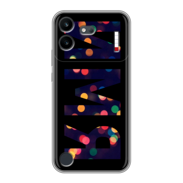 Силиконовый чехол на Nothing Phone (4b) с принтом ИМЯ