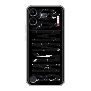Силиконовый чехол на Nothing Phone (4b) с принтом ФАМИЛИЯ