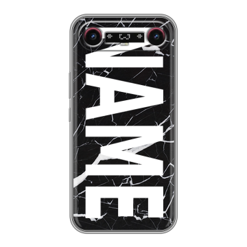 Силиконовый чехол на Tecno Camon Slim с принтом NAME