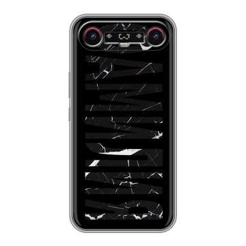 Силиконовый чехол на Tecno Camon Slim с принтом ФАМИЛИЯ