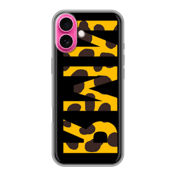 Силиконовый чехол на Iphone 18 с принтом ИМЯ