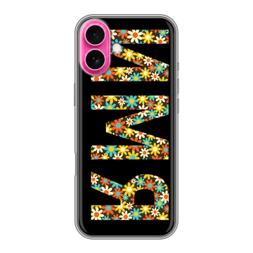 Силиконовый чехол на Iphone 18 с принтом ИМЯ