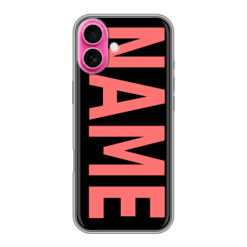 Силиконовый чехол на Iphone 18 с принтом NAME