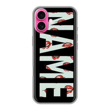 Силиконовый чехол на Iphone 18 с принтом NAME
